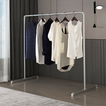 Galvanized pipe Simple drying rack ground indoor hanging clothes rack balcony drying rack clothes drying rack drying rack clothes drying Rod