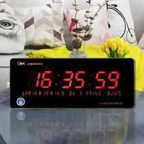 Kangba digital perpetual calendar electronic clock living room silent luminous home led new ultra-thin perpetual calendar wall clock