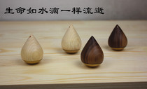 Solid Wood pet ashes hair commemorative storage water drop pendant nostalgia cat dog collection Ashes hair supplies