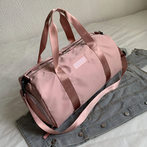 Dry and wet separation fitness bag net red travel bag womens bag swimming bag luggage bag mens hand light tide short nylon