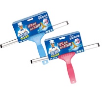 Family Handheld glass wiper household scraper window cleaning tool bathroom glass silicone brush wiper artifact