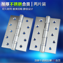 2 pieces of stainless steel hinge 5 inch door hinge door hinge thick silent bearing flat wooden door door door door