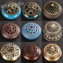 Ceramic incense burner home sandalwood incense for Buddha pan incense for mosquito repellent incense plate to agarwood incense incense carve incense carve incense incense carve aromatherapy antique