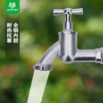 Wasch worth all copper thickened antifreeze garden balcony outdoor 4 points 6 points faucet car wash watering household