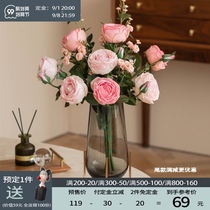 Southern Cross star realistic moisturizing rose simulation flower fake flower luxury living room floral ornaments table flower arrangement