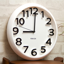 siton fashion Creative mute wall clock luminous simple clock personality home clock Nordic living room quartz clock