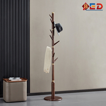 Solid wood cloakhat shelf floor bedroom light extravagant New Chinese clothes hanger Home hanging clothes hanger floor Home Easy creativity