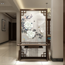 Chinese solid wood bedroom to block home entrance office screen partition porch living room decoration partition wall seat screen