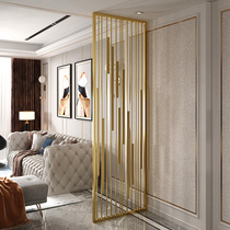 Light luxury simple screen partition wall Bedroom living room Dining room Entrance decoration Office Modern metal craft customization