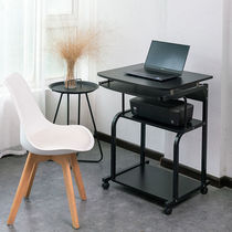 Small computer desk home mobile computer desk simple modern computer desk single mini desk bedside table