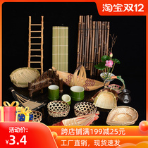 Sab decorations Ornaments Dry Ice Cup Ice Table Japanese Saut Body Plate Decoration Flower Seafood Pian Decoration