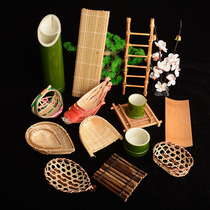 Sabre ornaments ornaments bamboo weaving products bamboo weaving products dustpan bamboo weaving farming vegetable setting flowers and plants