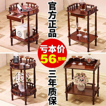 European round coffee table sofa side few mahjong table side corner simple chess room small table solid wood phone holder