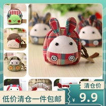 Exploits cute Korean version hand held cartoon cloth Zero Wallet Woman with Canvas Mini Coin Key Pouch