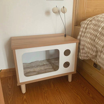 Meows small furniture Kerry TV cat climbing frame small solid wood cat holder cat nest disassembly and washing cat jumping platform