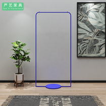 Nordic light luxury bedroom floor-to-ceiling coat rack Klein Blue decorative hanger Simple modern household art hanger