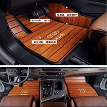 For the new Audi A6L A4L A3 S A5 A7 A8L Q3 Q5 Q7 solid wood flooring car mats