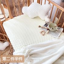 Customized Newborn Crib bed hats sheets autumn and winter plus velvet stitching cover for childrens baby bean velvet mattress cover