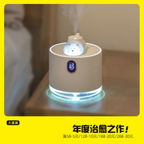 Space Cabin Wireless Humidifiers Small Office Desktop Dorm Room Silent Air Tonic Water Purifying Spray Little Nightlight