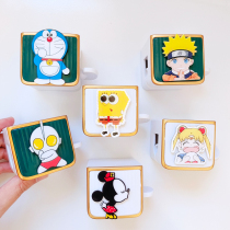  Cute cartoon toothpaste artifact men and women children punch-free wall-mounted toothpaste machine manual facial cleanser extruder