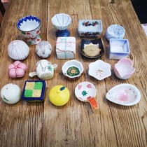 Japanese Sushi Sashimi Decoration Small Plate Covered Small Plate Sashimi Decoration Plate Delicious Plate Ceramic Decoration