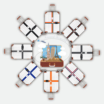Luggage straps cross straps secure check-in travel boxes protective bunches fastening reinforcement straps strapping ropes