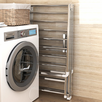 Clothes rack Floor folding indoor balcony Stainless steel outdoor cool clothes rack Drying quilt rack Artifact baby hanger
