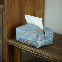 Chinese classical art cloth drawing Box large living room tea table paper towel bag hipster brocade cloth tissue box