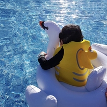 mama studio Korea ins Net red duckling float jacket baby life jacket children swimming vest vest