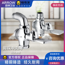 ARROW Wrigley Squatting Toilet Foot-operated Flush Valve Squatting Toilet Switch Foot-operated Delay Valve Urinal Flush Valve