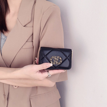Small goat pickup bag wallet two-in-one woman 2021 new genuine leather light lavish zipped small balsams with multiple screens with zero wallets