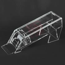 High-grade Texas Holdem high-legged acrylic dealer baccarat brand boots transparent 1-8 pay card box