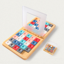 Chess educational toys thinking Chess Hua Rong Dao The strongest brain family interactive double Children parent-child table game