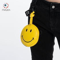 Mishka X SMILEY Cooperative Series 2020 Autumn Winter New Stylish Smiley Face Zero Wallet Hang Bag