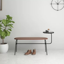 Nordic home shoe stool at home door light luxury entrance door can sit on shoes stool door bed tail bench bench bench bench bench