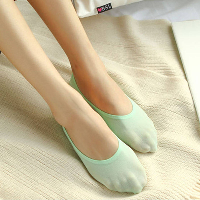 【10双】女士天鹅绒隐形船袜浅口低帮女袜后跟带防滑硅胶春夏超薄