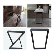 Metal bar legs Dining table bracket Luxury gold desk legs High table legs Milk tea shop table legs unilateral table feet custom