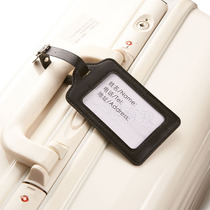 Luggage tags mix-proof check-in tags travel tags consignment plates signage plates leather trolleys luggage tags