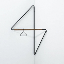 Valley and designer style Corner hangers Wrought iron wooden coat rack creative modern simple abstract tone