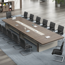 Large Conference Table Long Table Bench Office Bench Office Strip Table Chairs Combined Training Office Furniture Brief Modern