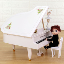 Piano Music Box Music Box can play together rotating dance ballet crystal ball girl children birthday gift Christmas