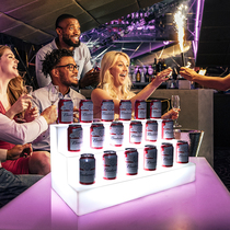 LED bar luminous wine seat wine display KTV luminous cocktail shelf Wine tray Champagne rack ornaments