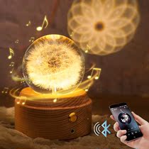 Dandelion Eternal Flower Music Box night light music box crystal ball gift box birthday gift for girlfriends couple gifts