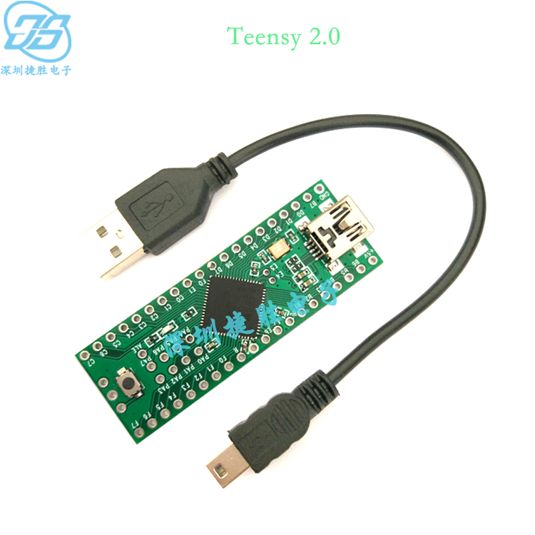 USB AVR Development Board ISP Experimental Board AT90USB1286 Teensy 2.0+