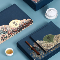 High-grade tea cake packaging box empty gift box 357G Puer tea cake packaging box Fuding white tea packaging box empty gift box
