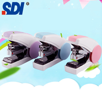 Taiwan hand card (SDI) No. 10 labor-saving one finger stapler 1113C stapler for student office portable mini stapler student use female small stapler