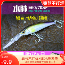 Scuba Luya fake bait Mino floating water slow sinking fresh water sea sea bass sea bass Spanish mackerel mandarin fish