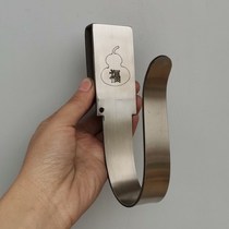 Shelf carpentry electric wrench adhesive hook waist frame simple pure white stainless steel material