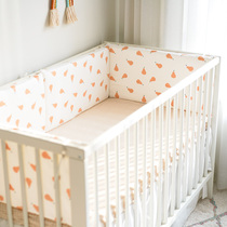 Baby bed anti-collision bed fence cloth Pure cotton baby bedding can be removed and washed autumn and winter gauze bed fence can be customized