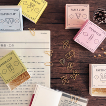 Golden vintage paper clip paper clip paper clip Office supplies Paper clip color paper clip Paper clip bookmark